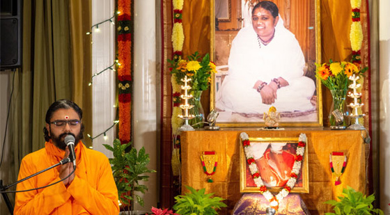 In-person Satsang and Bhajans with Br. Ramanandamrita Chaitanya