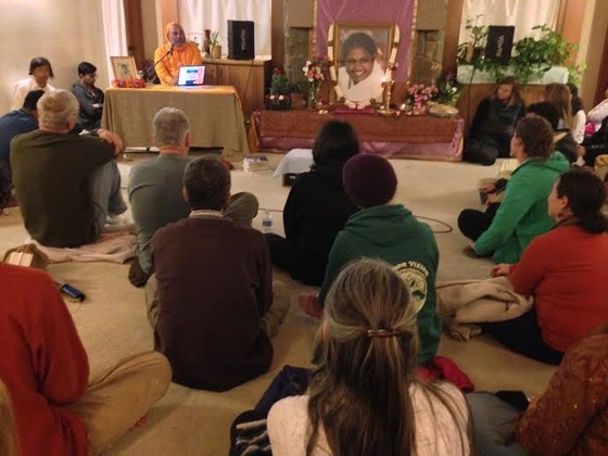 Br. Dayamrita Chaitanya will hold Wednesday Evening Class on April 9, 16 and 23