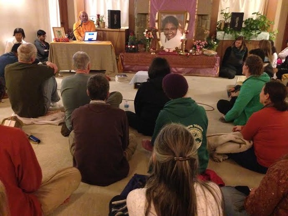 Br. Dayamrita Chaitanya will hold Wednesday Evening Class on April 9, 16 and 23