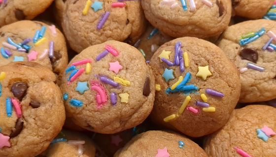 Cookies with sprinkles