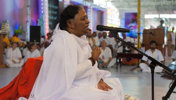 Amma's talk on Amritavarsham61