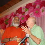 Swami Ramakrishnananda Puri and Virginio