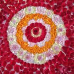 Intricate flower petals design