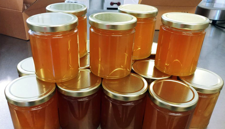 Jars of honey