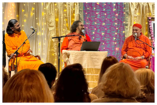 Discussion with Swamiji, Swami Dayamritananda Puri and Br. Ramanandamrita Chaitanya